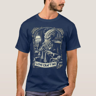 Cthulhu I Love Craft Vintage Kosmischer Horror Cth T-Shirt