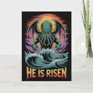 Cthulhu ist auferstanden Osternkarte Karte