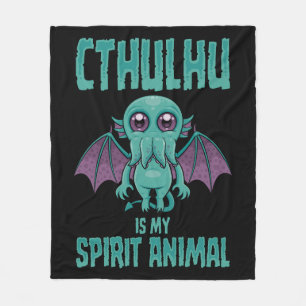 Cthulhu ist mein Seelentier Fleecedecke