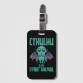 Cthulhu ist mein Seelentier Gepäckanhänger (Vorderseite Vertikal)
