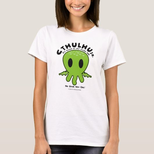 Cthulhu jr. - es ist Name ist mein Name auch! T-Shirt (Vorderseite)