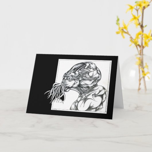 Cthulhu Karte (Gelbe Blume)