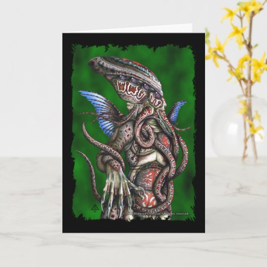 Cthulhu-Karte Karte (Gelbe Blume)