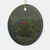 Cthulhu Keramik Ornament (Links)