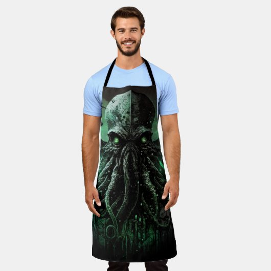 Cthulhu Kitchen Schürze (Getragen)