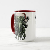 Cthulhu Klaus Tasse (Vorderseite Links)