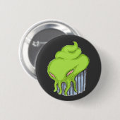 Cthulhu kleiner Kuchen Button (Vorne & Hinten)