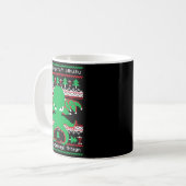 Cthulhu-Kultist Weihnachten Cthulhu hässlicher Wei Kaffeetasse (Vorderseite Links)