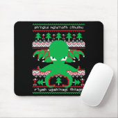 Cthulhu-Kultist Weihnachten Cthulhu hässlicher Wei Mousepad (Mit Mouse)