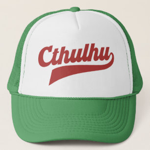 Cthulhu League Script - Vintag Eldritch Lettering Truckerkappe