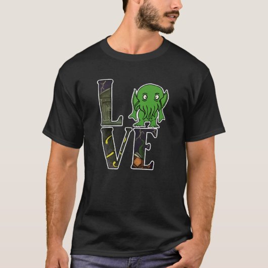 Cthulhu LIEBE Shirt (Vorderseite)