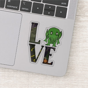 Cthulhu LIEBE Sticker
