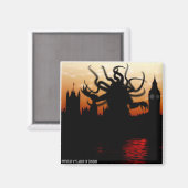Cthulhu Lieben London Magnet (Vorderseite/Rückseite)