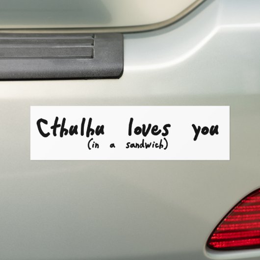 Cthulhu Lieben Sie Autoaufkleber (Auf Auto)
