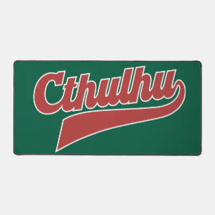 Cthulhu-Liga-Schrift – Vintage Eldritch-Lettern Schreibtischunterlage
