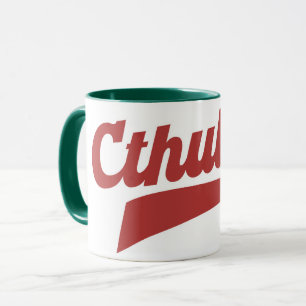 Cthulhu-Liga-Script – Vintage Eldritch-Lettern Tasse