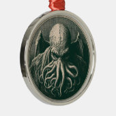 Cthulhu Lovecraft Horror Ornament Aus Metall (Rechts)
