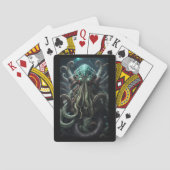 Cthulhu Lovecraft Octopus Beängstigender Horror Spielkarten (Rückseite)