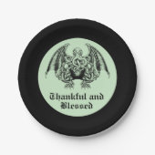 Cthulhu Lovecraft Pappteller (Vorderseite)