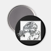 Cthulhu Magnet (Vorderseite/Rückseite)