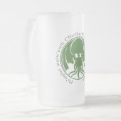 Cthulhu Mattglas Bierglas (Vorderseite Links)