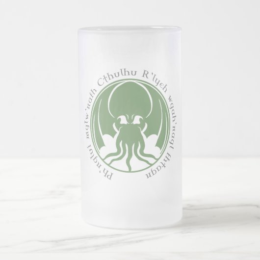 Cthulhu Mattglas Bierglas (Mittel)