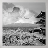 Cthulhu Mounts Fuji Poster (Vorne)
