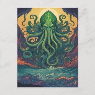 Cthulhu Mystical Symbolism Postkarte