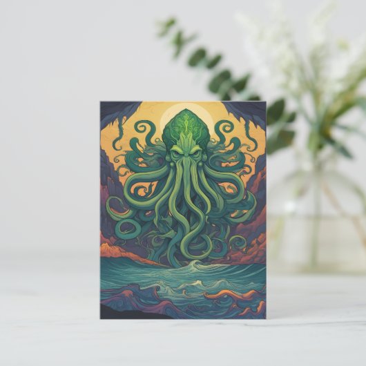 Cthulhu Mystical Symbolism Postkarte (Stehend Vorderseite)
