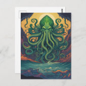 Cthulhu Mystical Symbolism Postkarte (Vorne/Hinten)