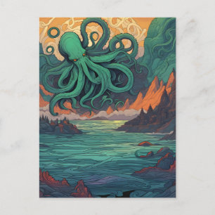 Cthulhu Mystical Symbolism Postkarte