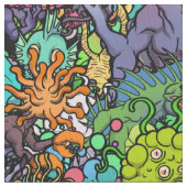 Cthulhu Mythos Chibi Bestiary gedrängtes ver. Stoff (Nahaufnahme)