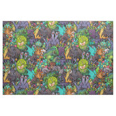 Cthulhu Mythos Chibi Bestiary gedrängtes ver. Stoff (Fat Quarter (45,7 x 55,9 cm))