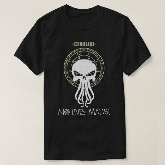 Cthulhu No Lives Brettspiel T-Shirt (Design vorne)