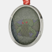 Cthulhu Ornament Aus Metall (Links)