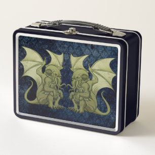 Cthulhu paart Zinn-MetallBrotdose Metall Brotdose