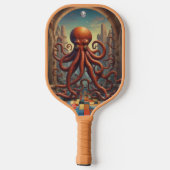 Cthulhu Paradise Lost Pickleball Schläger (Rückseite)