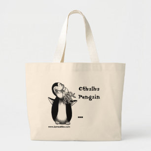 Cthulhu Pinguin: …. Jumbo Stoffbeutel