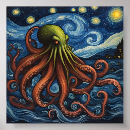 Cthulhu Post-Impressionismus Poster (Vorne)