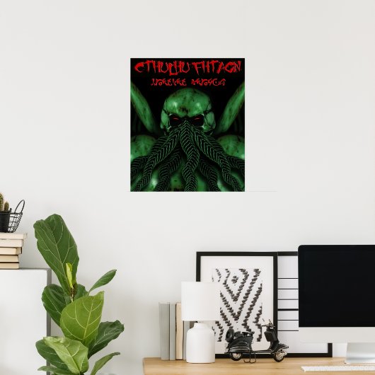 Cthulhu Poster (Heimbüro)