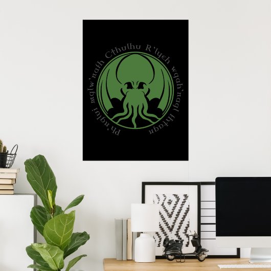 Cthulhu Poster (Heimbüro)