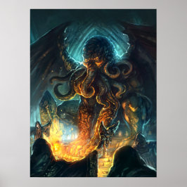 Cthulhu-Poster von Lovecraft Poster