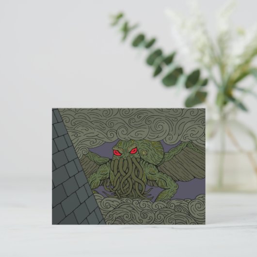 Cthulhu Postkarte (Stehend Vorderseite)