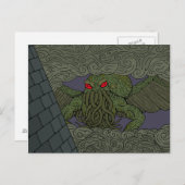 Cthulhu Postkarte (Vorne/Hinten)