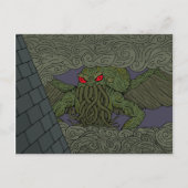 Cthulhu Postkarte (Vorderseite)