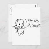 Cthulhu Postkarte (Vorne/Hinten)