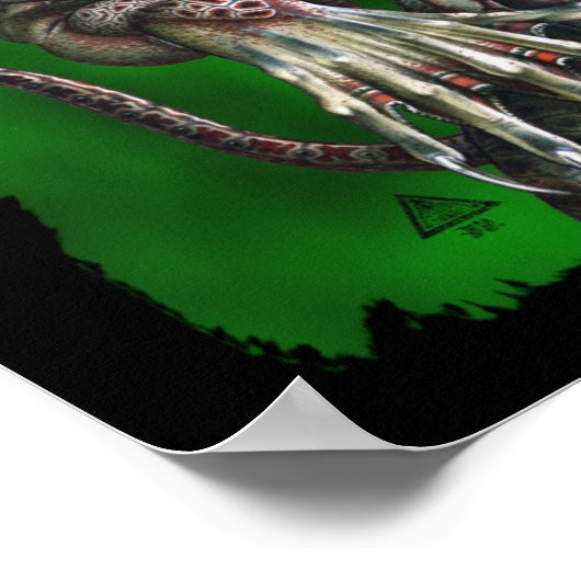 Cthulhu Print Poster (Ecke)