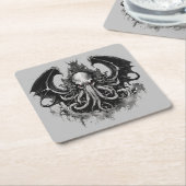 Cthulhu Rechteckiger Pappuntersetzer (angewinkelt)