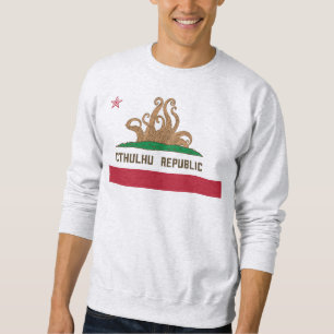Cthulhu Republik California Flag Lovecraft Sweatshirt