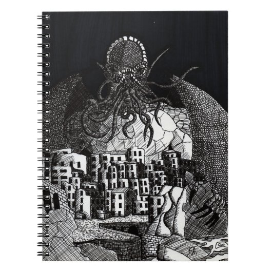 Cthulhu Rises Notizblock (Vorderseite)